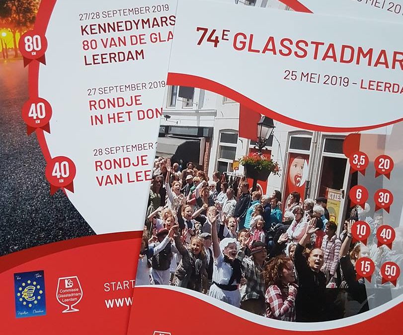 Flyers Glasstadmars, 80 van de Glasstad & Rondje van Leerdam 2019